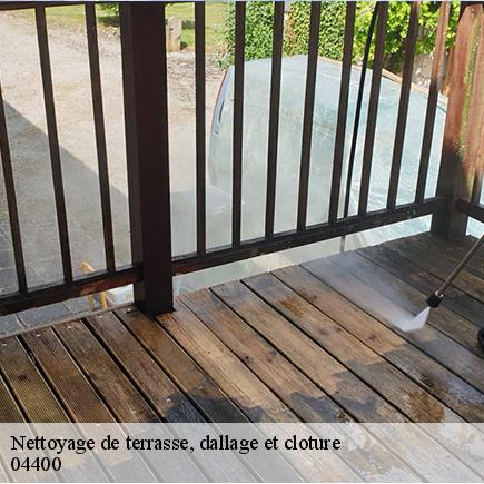 Nettoyage de terrasse, dallage et cloture-5