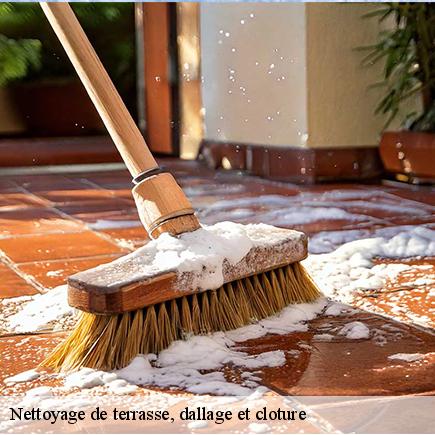 Nettoyage de terrasse, dallage et cloture-6