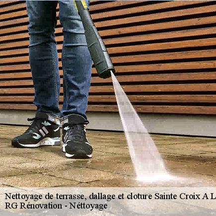 Nettoyage de terrasse, dallage et cloture-4